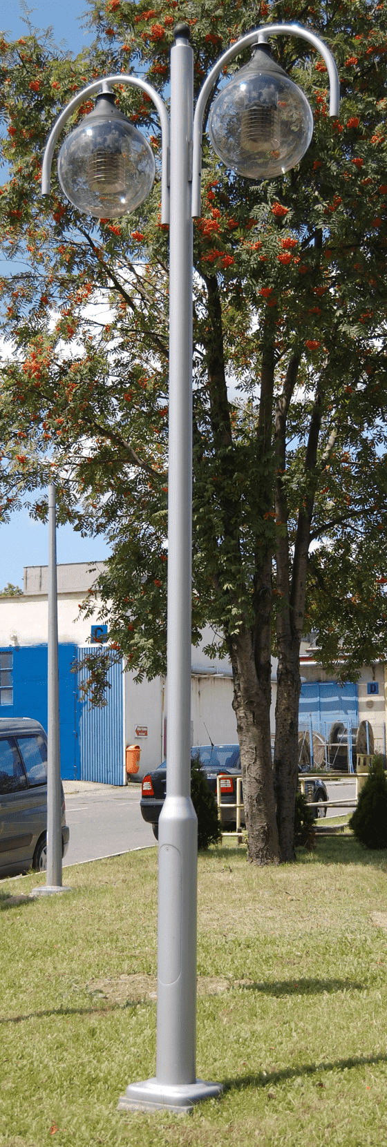 mât d’éclairage en aluminium