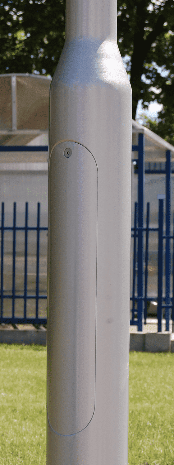 mât d’éclairage en aluminium