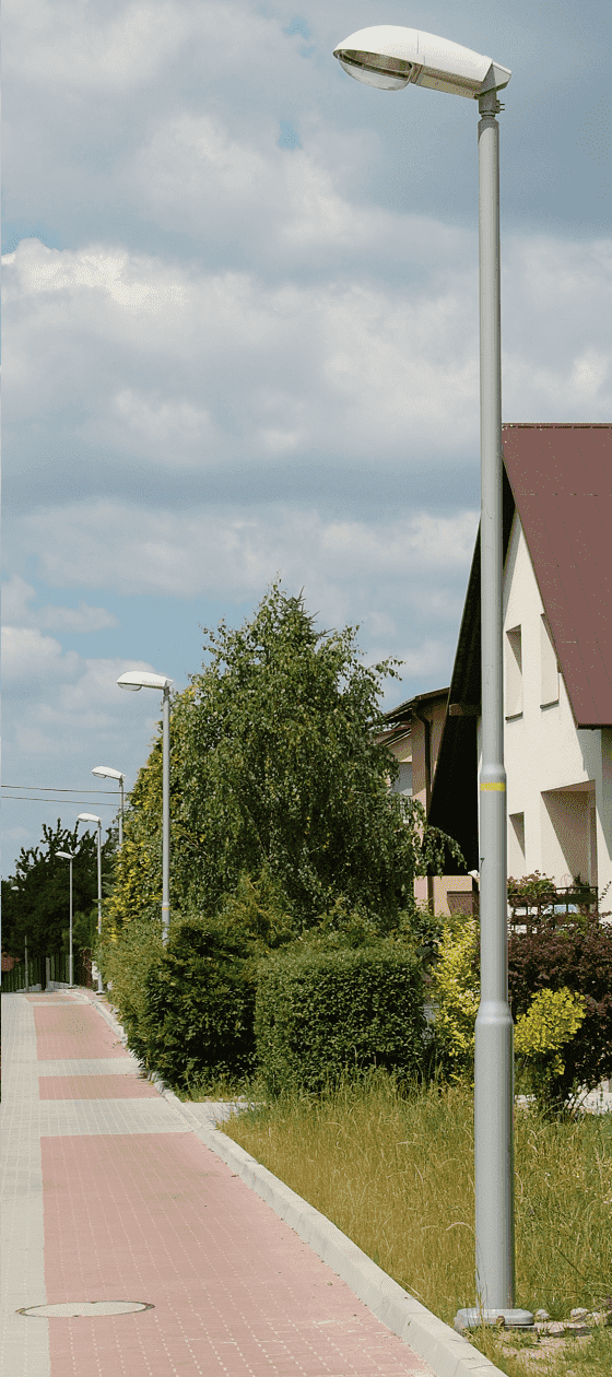 mât d’éclairage en aluminium