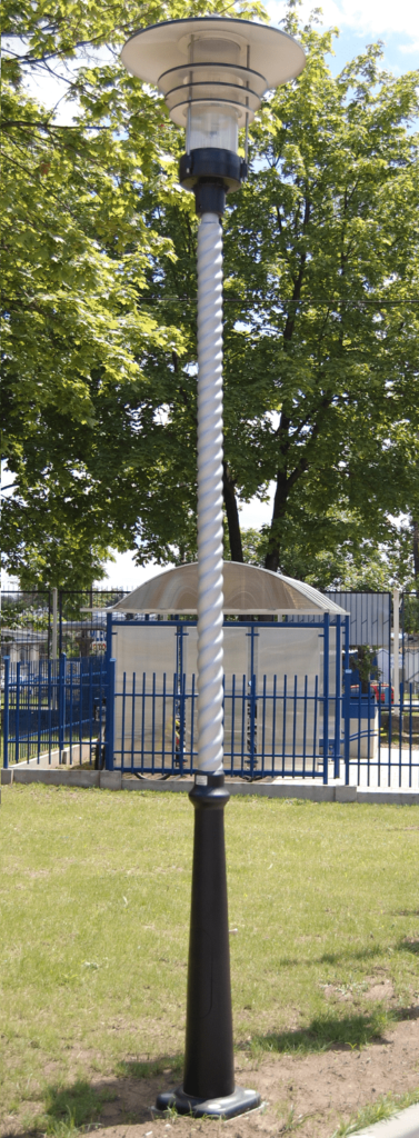 mât d’éclairage en aluminium